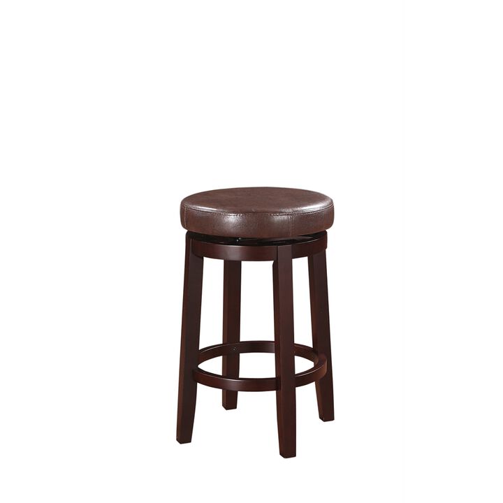 Linon Maya Brown 24 Inches Counter Stool