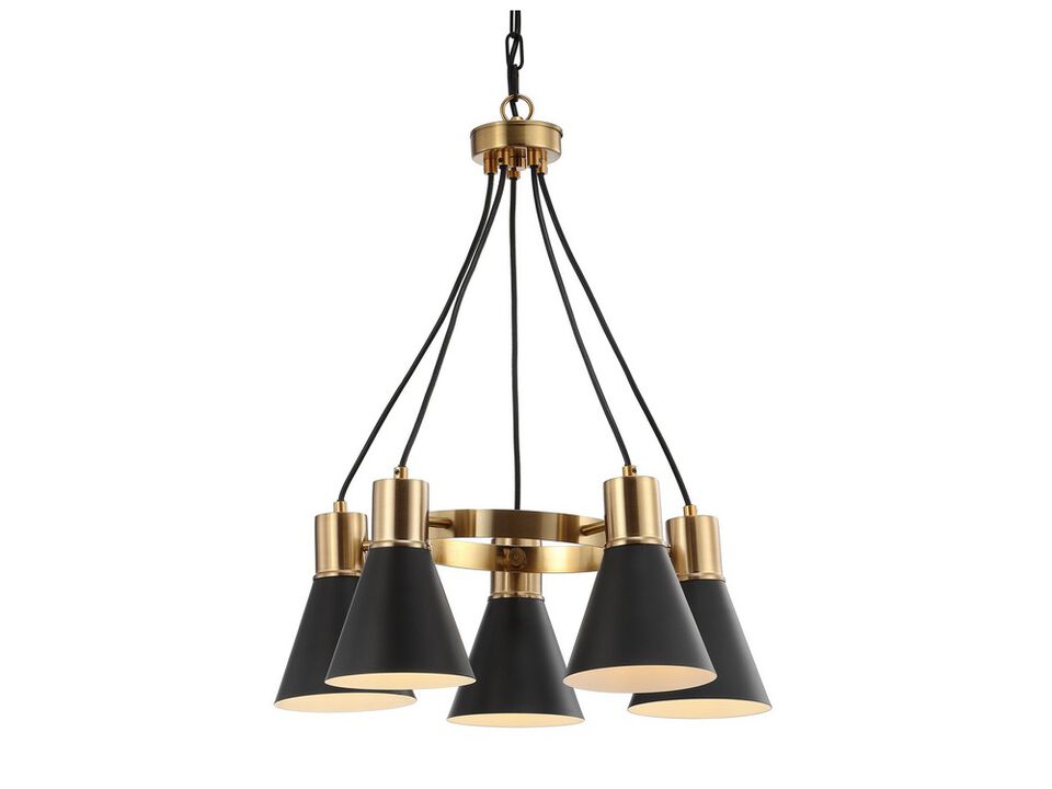 Markle 5-Light Metal LED Chandelier