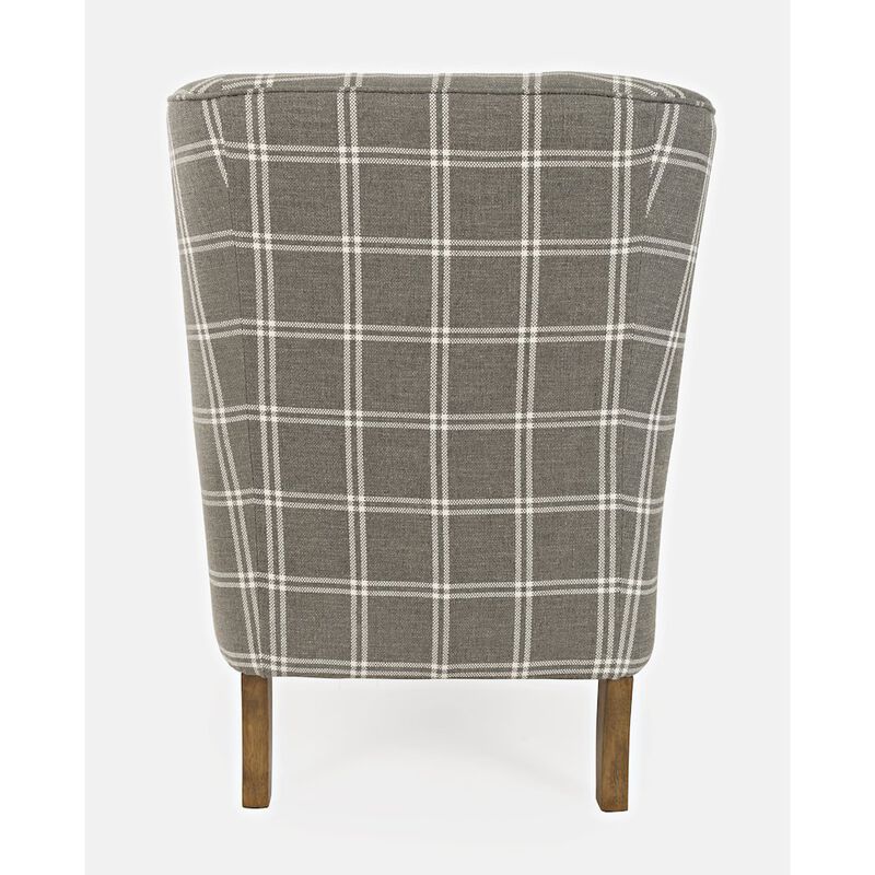Jofran Lacroix Traditional Upholstered Wingback Accent Chair