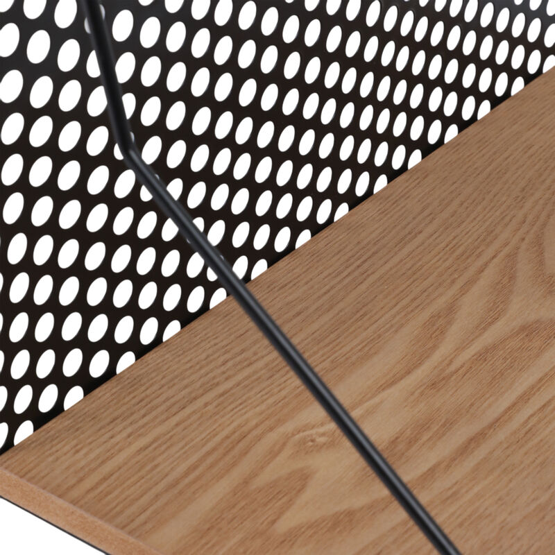 Metal/Wood Shelves (Set of 3)