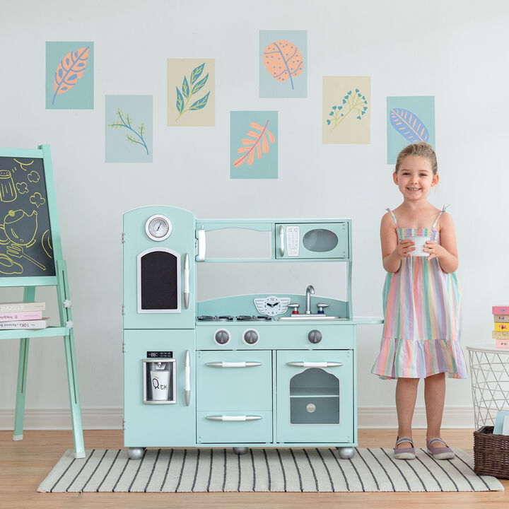 Teamson Kids - Little Chef Westchester Retro Play Kitchen - Mint