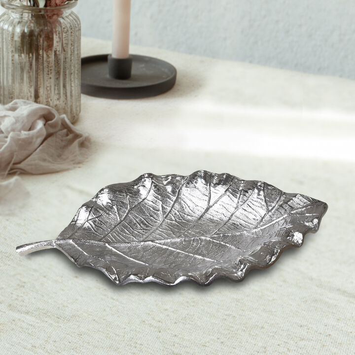 Handmade Decorative Gold Color Coated 7.08 x 3.74 x 0.78 Inches Aluminium Tray 054AB BBH Home's