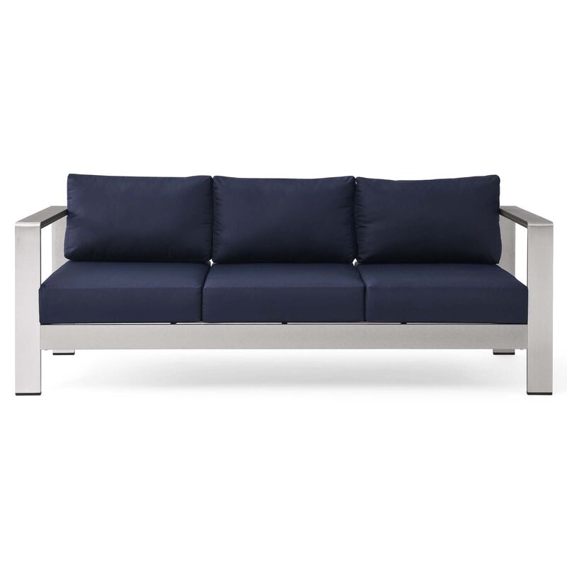 Modway - Shore Outdoor Patio Aluminum Sofa