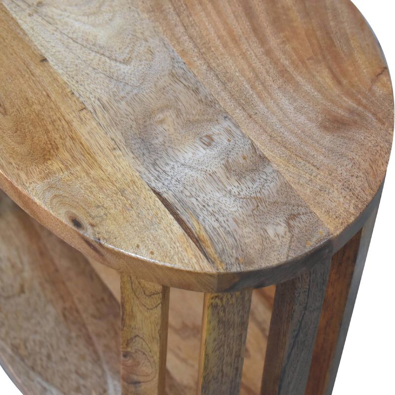 Ariella Single Shelf  Solid Wood Nightstand