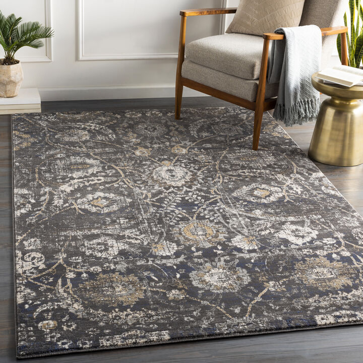Indigo IGO-2317 7'10' x 10'2' Black Rug