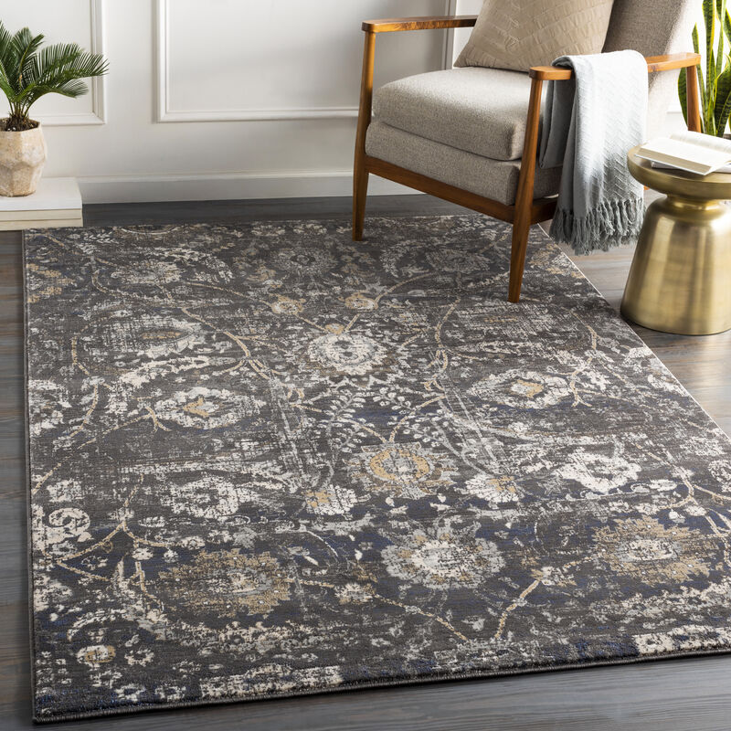 Indigo IGO-2317 7'10' x 10'2' Black Rug