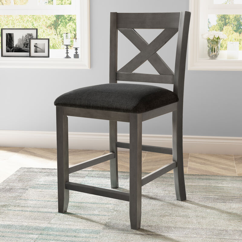 Merax 5 Pieces Counter Height Rustic Dining Table Set