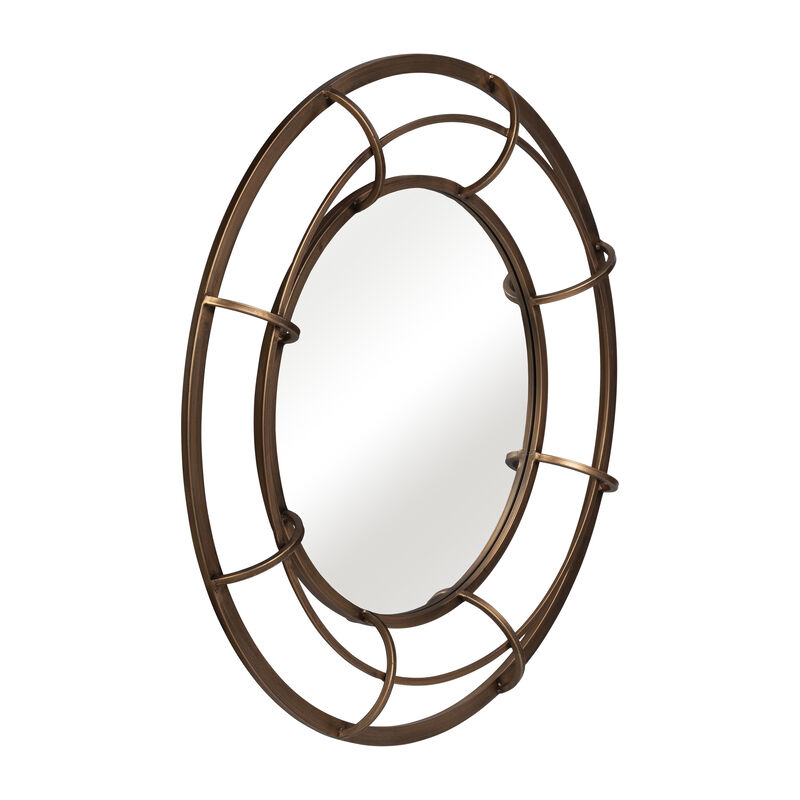 Metal Frame 28" Wall Mirror