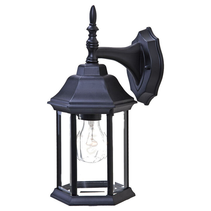 Hivvago Clear Glass Swing Arm Wall Light