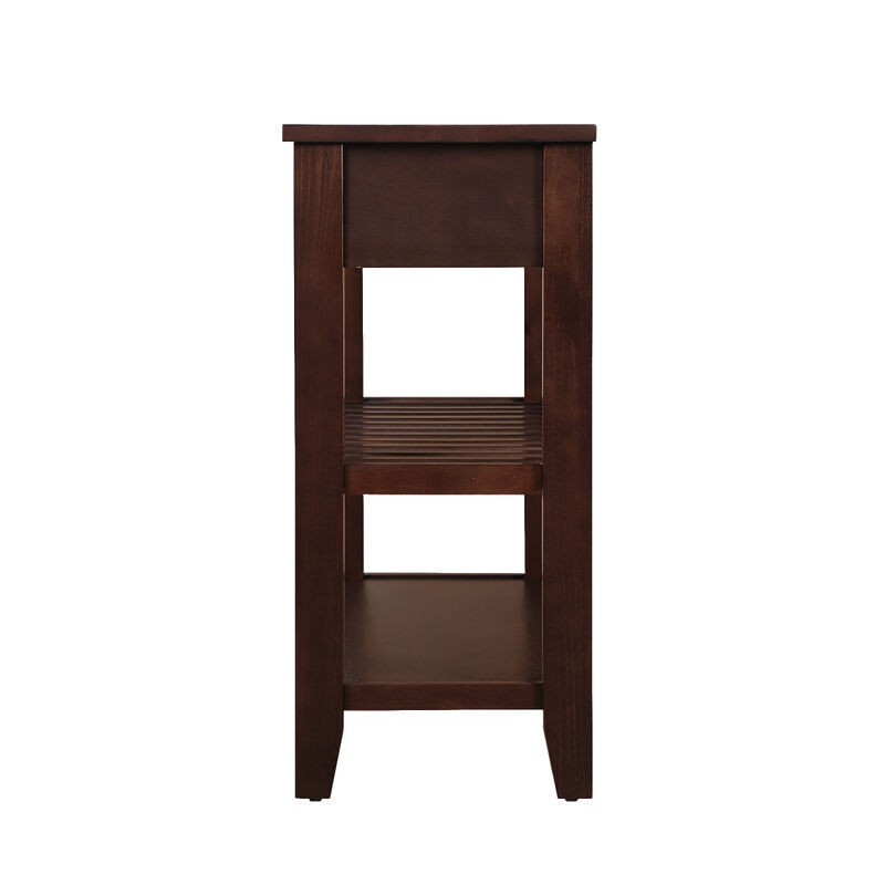 Mid-Century Style Solid Wood Console Sofa Table