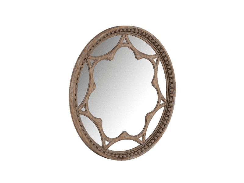 Architrave Round Mirror