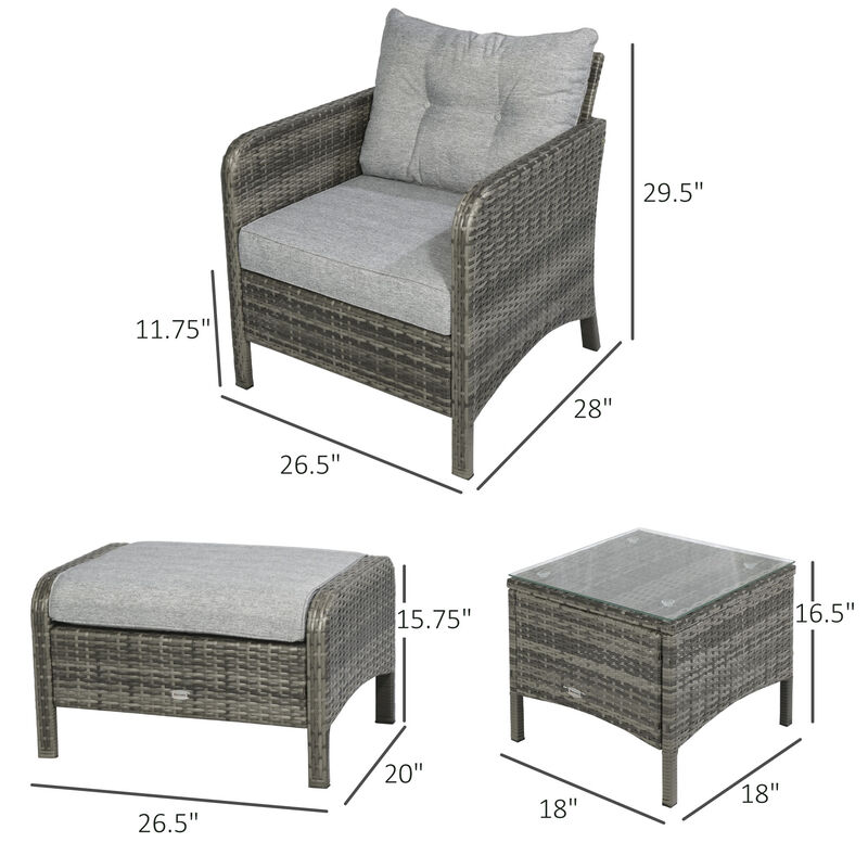 5 PC Outdoor Patio Conversation Chaise Lounge Chair w/ Coffee Table, Blue