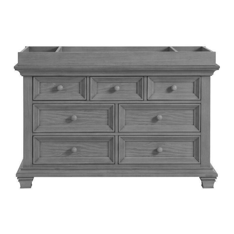 Oxford Baby Weston Changing Topper Dusk Gray