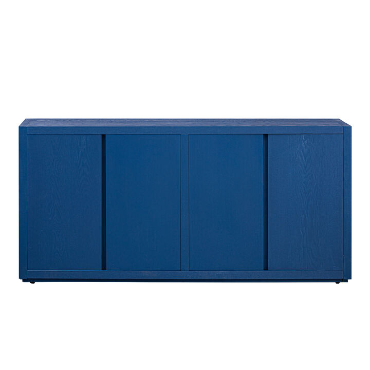 Merax 4-Door Cabinet Sideboard with Ash Veneer