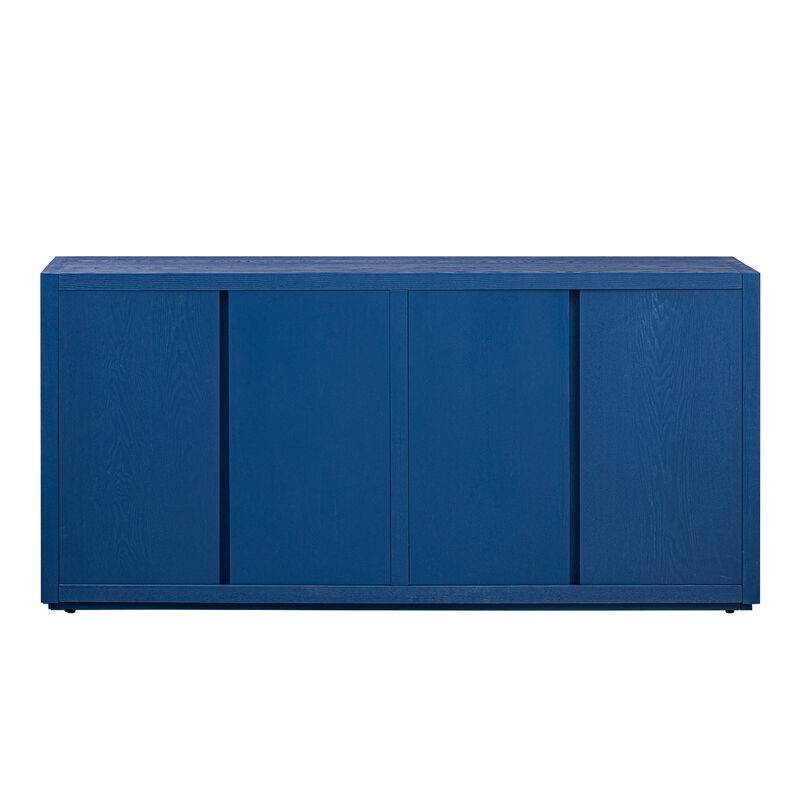 Merax 4-Door Cabinet Sideboard with Ash Veneer