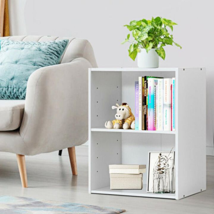 2-Layer Multifunctional Furniture Display Cabinet with Large Capacity Storage Space