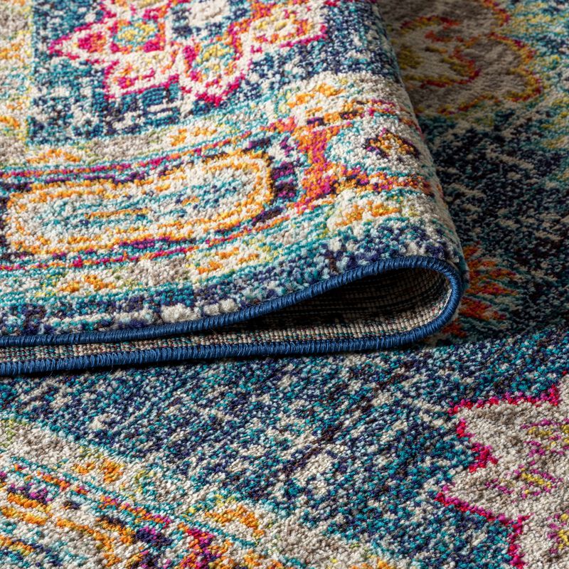Bpl Bohemian Flair Boho Vintage Medallion Area Rug