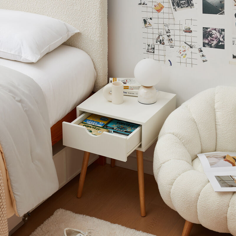 Yak About It® Easy Built Side Table - White