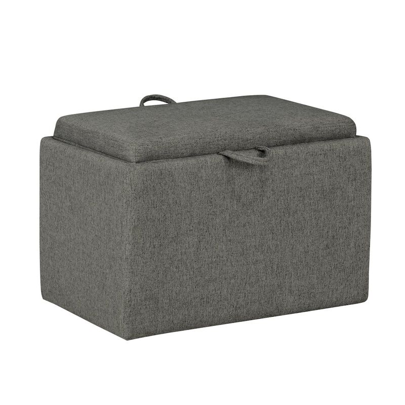 Convenience Concepts Designs4Comfort Accent Storage Ottoman with Reversible Tray