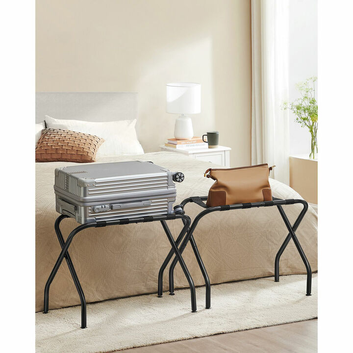 Luggage Rack - Elegant Suitcase Stand for Travel and Guest Room Convenience