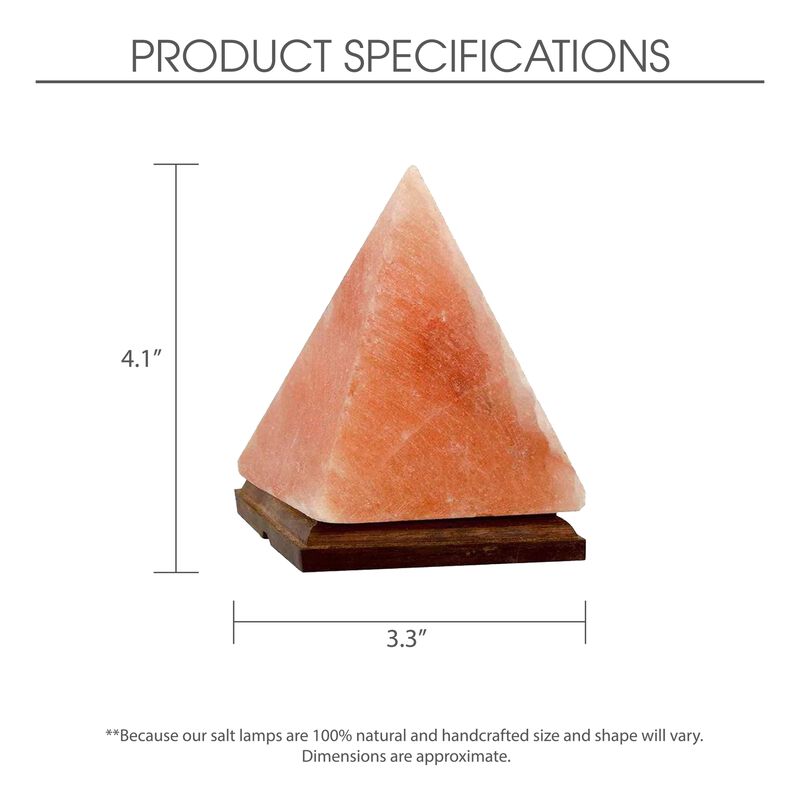 Loft Lyfe Layah Piramide Salt Lamp 8 Color Modes