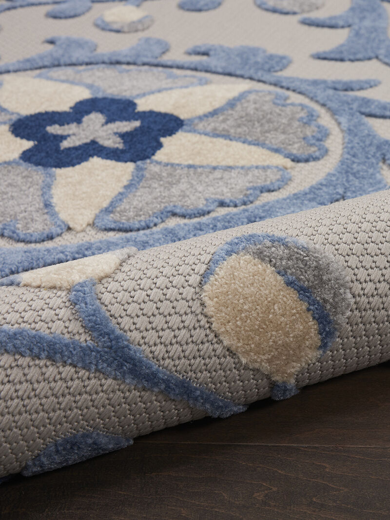 Aloha ALH17 Blue/Gray 6' x 9' Rug