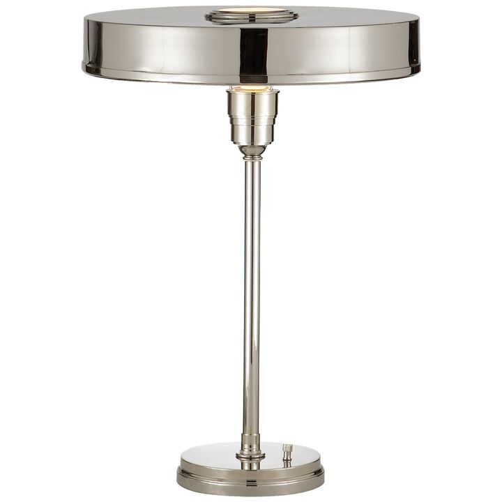 Carlo Table Lamp in Polished Nickel