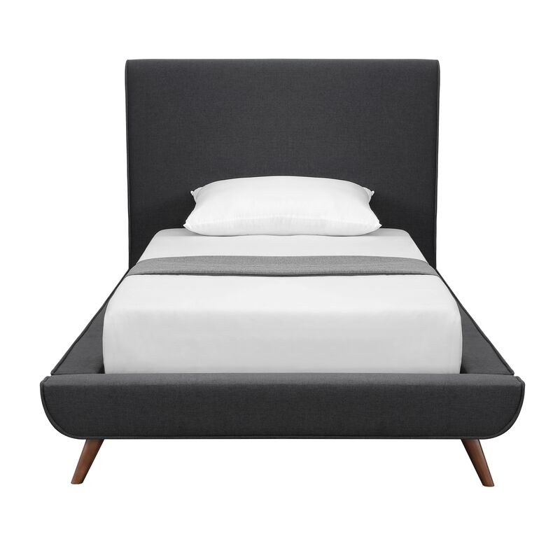 Loft Lyfe Eliezer Linen Upholstered Platform Bed
