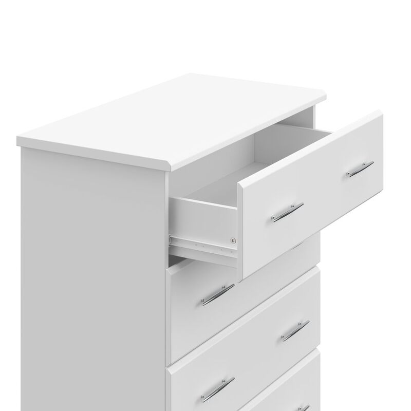 Storkcraft Brookside 4 Drawer Chest (White) – GREENGUARD Gold Certified