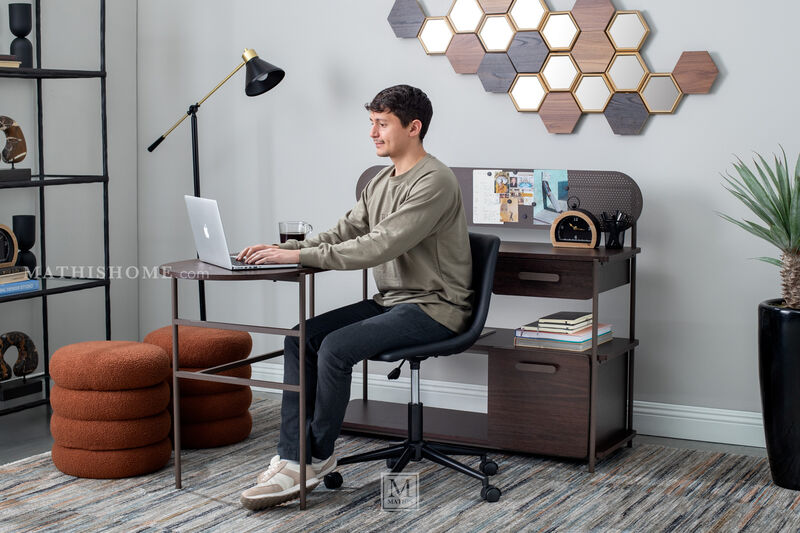 Armless Swivel Desk Chair