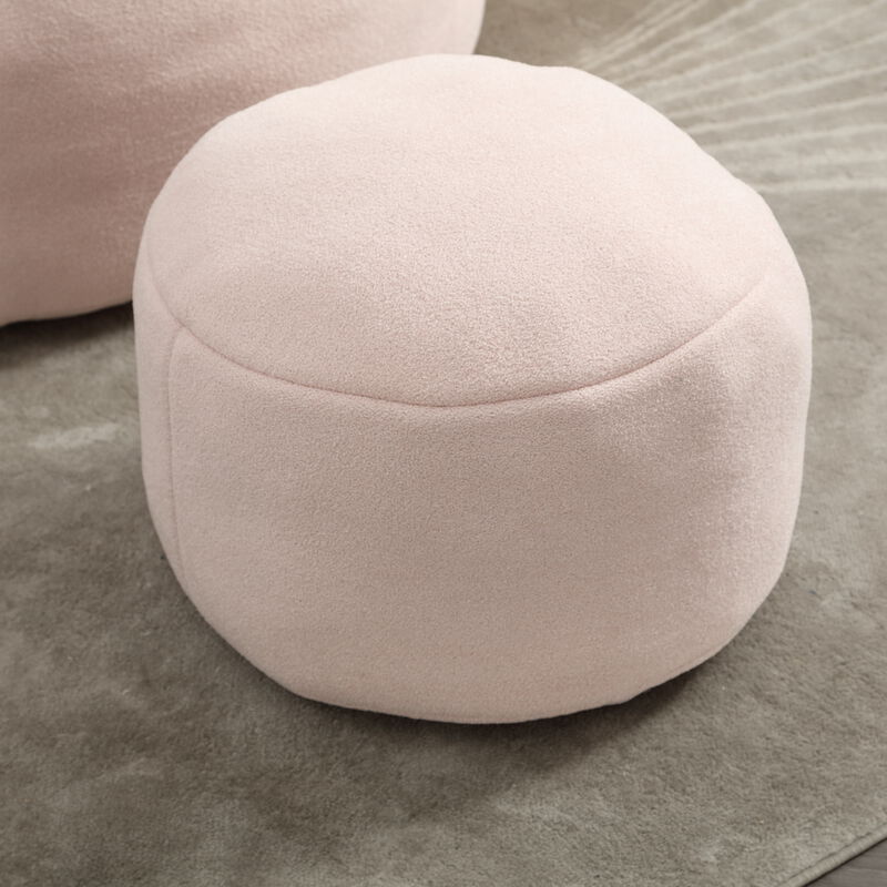 Merax Bean Bag Sofa Accent Chair with Footrest