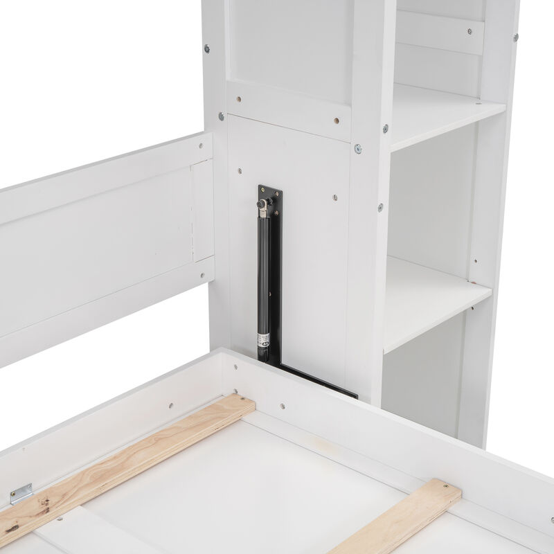Merax Classical Murphy Bed with LED Lights
