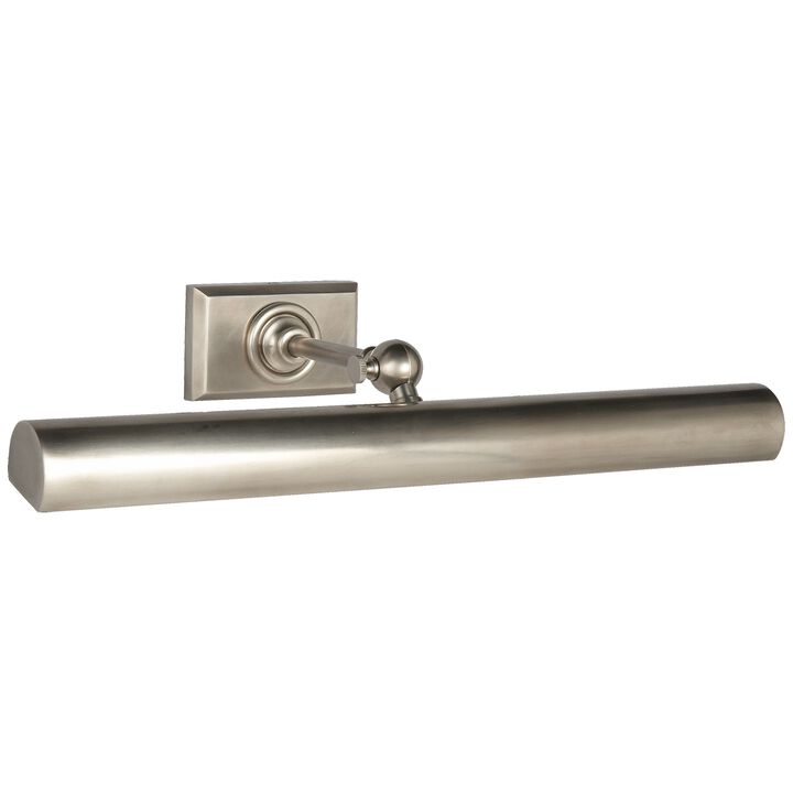 18" Cabinet Maker's Picture Light in Antique Nickel