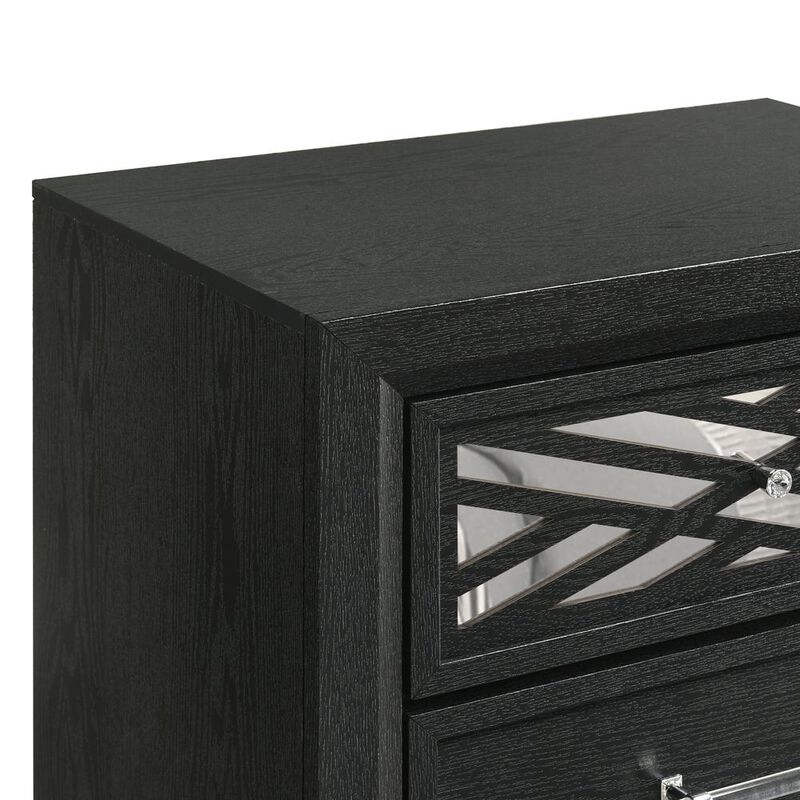 New Classic Furniture Obsidian Nightstand-Black