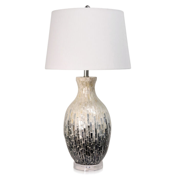 Capiz Shell Ceramic Table Lamp