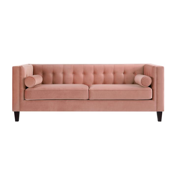 Inspired Home Maxine Velvet Sofa