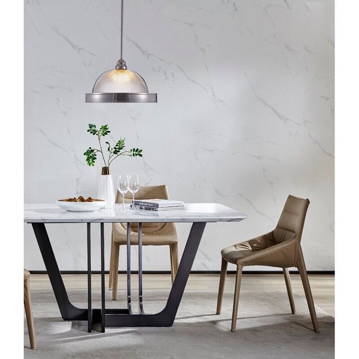 Pasargad Home Natalie Collection Metal & Glass Pendant Lights