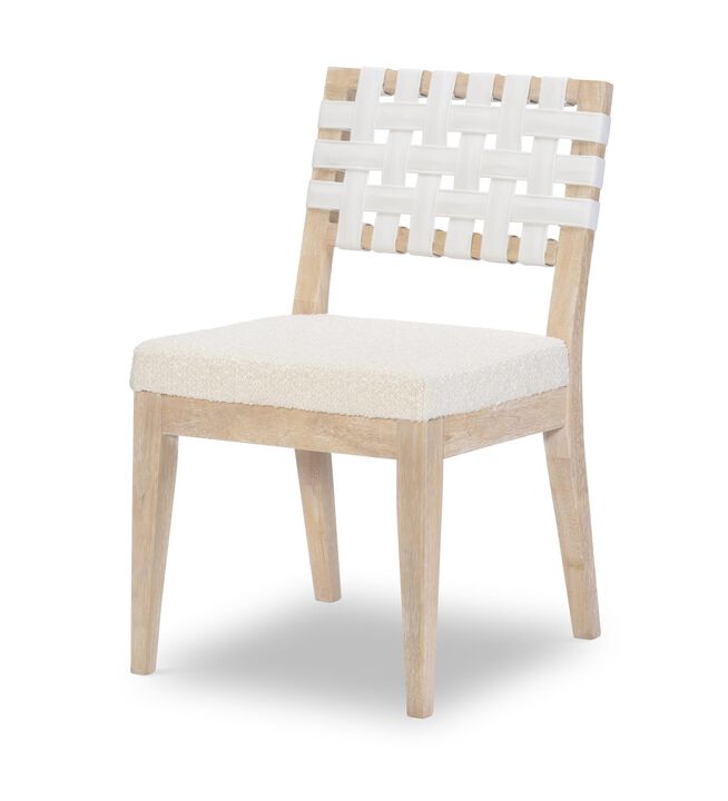 Biscayne Woven Strap Back Side Chair