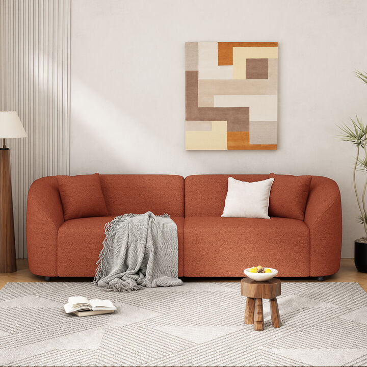 Merax Luxurious Boucle Upholstery Sofa