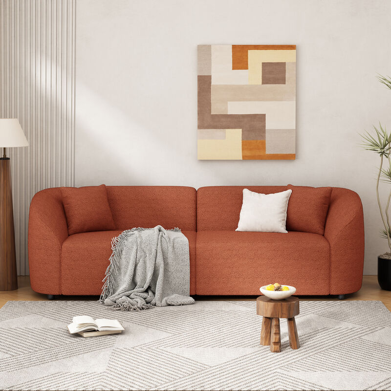 Merax Luxurious Boucle Upholstery Sofa