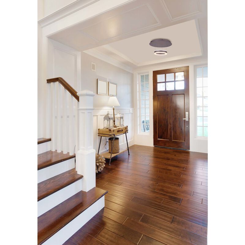 VONN Lighting 11” Wi-Fi-Enabled Tunable White Color-Changing LED Pendant Ceiling Fixture
