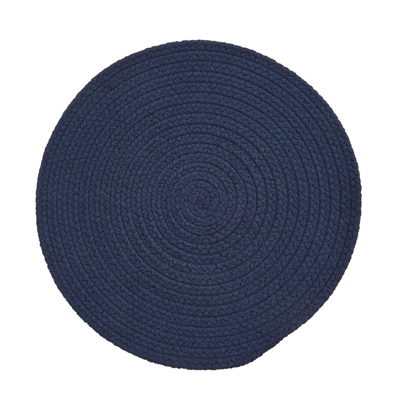 Split P Marine Blue Essex Round Placemat Set of 4