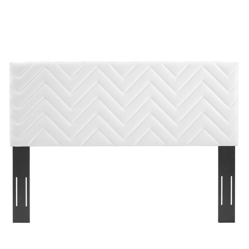 Modway - Mercy Chevron Tufted Performance Velvet Full/Queen Headboard