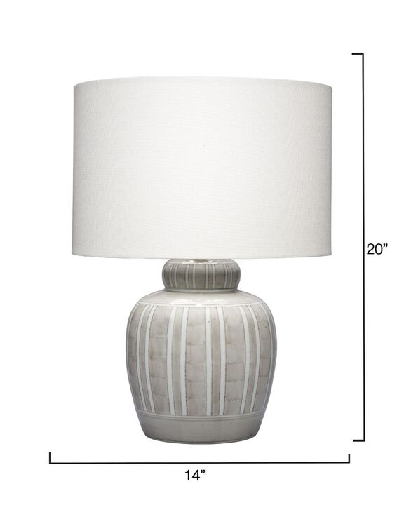 Arthur Table Lamp, Grey