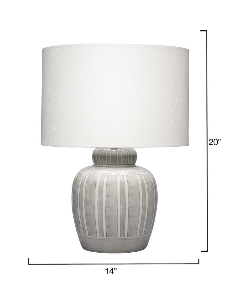 Arthur Table Lamp, Grey