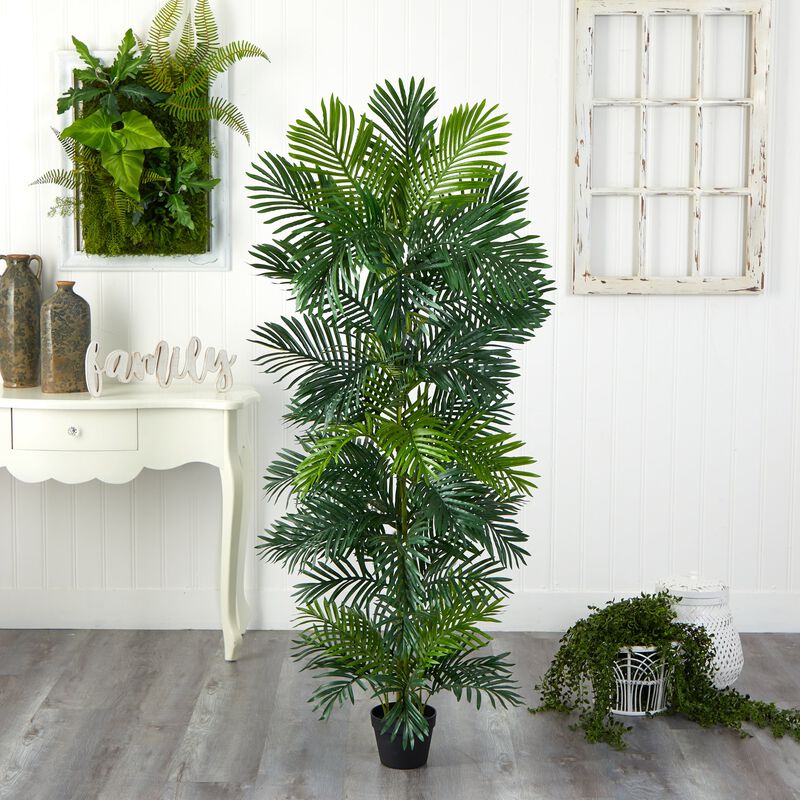 Hivvago 70 Inches Areca Artificial Palm Tree UV Resistant (Indoor/Outdoor)