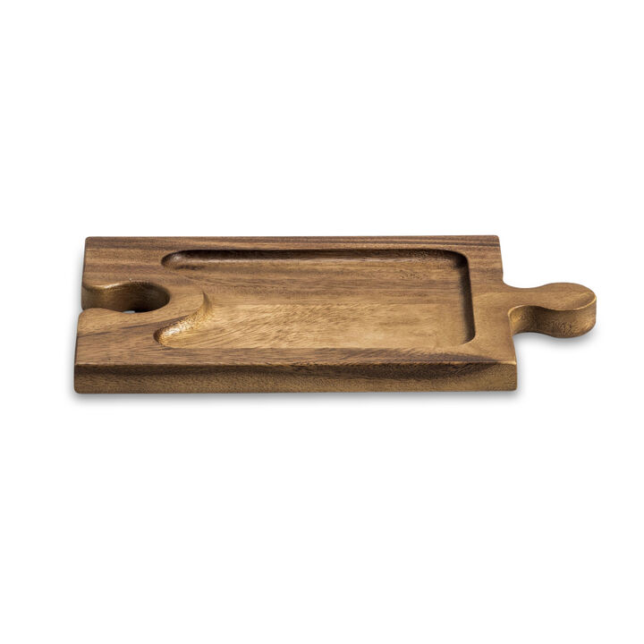 Charcuterie / Wine Glass Holder Interlocking Board