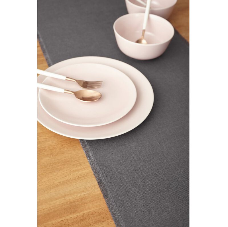 Solino Home 100% Pure Linen Table Runner 14 x 108 Inch | Milan
