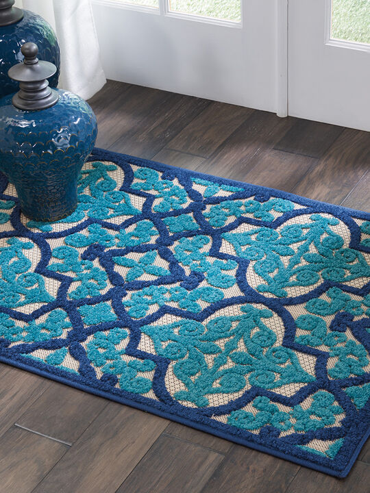 Aloha ALH14 Navy 2'8" x 4' Rug