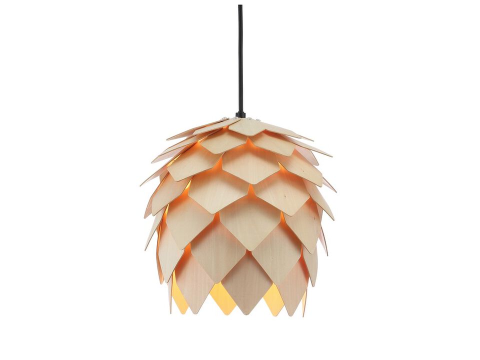 Simon Pinecone Wood LED Pendant